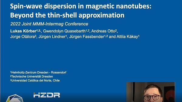 Spin-wave dispersion in magnetic nanotubes: Beyond the thin-shell approximation