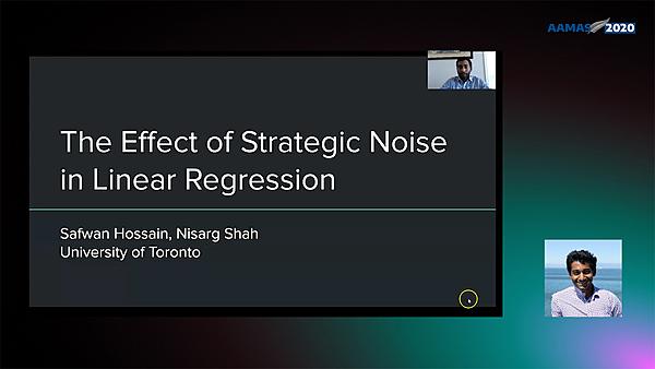 The Effect of Strategic Noise in Linear Regression