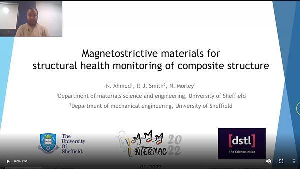 Printing magnetostrictive materials for structural health monitoring of carbon fibre composite