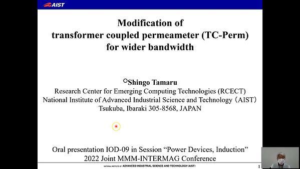 Modification of transformer coupled permeameter (TC-Perm) for wider bandwidth