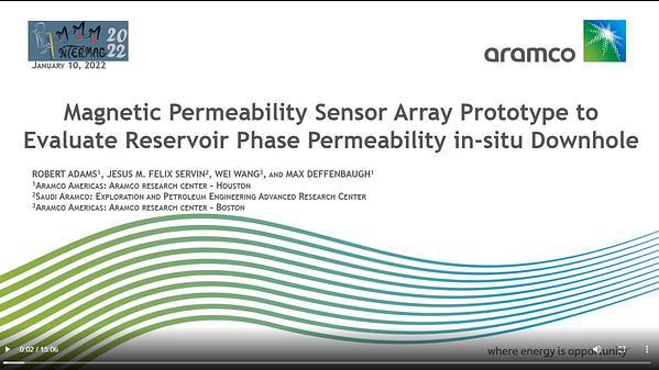 Magnetic Permeability Sensor Array Prototype To Evaluate Reservoir Phase Permeability in-Situ Downhole