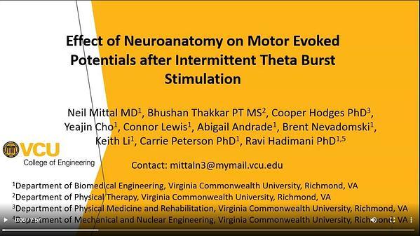 Effect of Neuroanatomy on Motor Evoked Potentials after Intermittent Theta Burst Stimulation