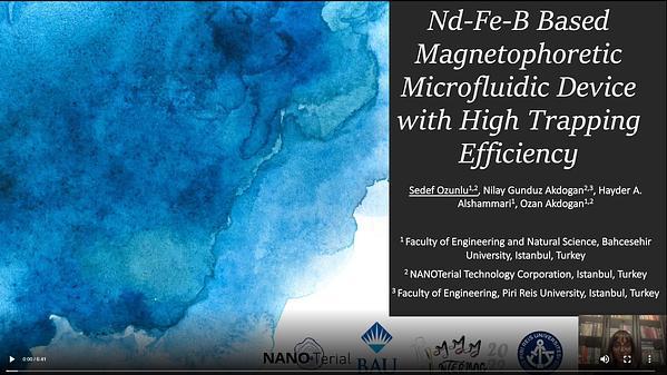 Nd-Fe-B Based Magnetophoretic Microfluidic Device with High Trapping Efficiency