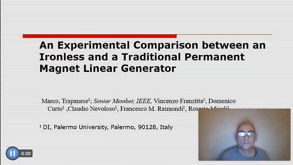 An Experimental Comparison Between an Ironless and a Traditional Permanent Magnet Linear Generator