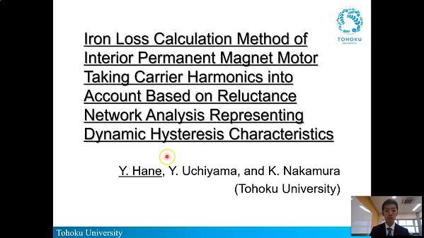 Iron Loss Calculation Method of Interior Permanent Magnet Motor Taking Carrier Harmonics into Account Based on Reluctance Network Analysis Representing Dynamic Hysteresis Characteristics