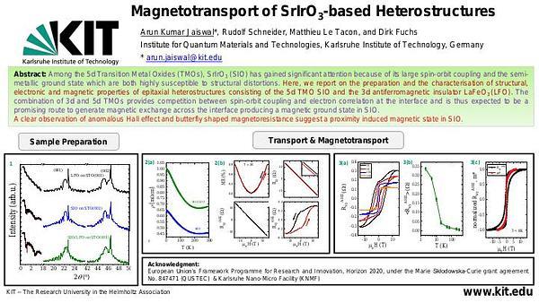 Magnetotransport of SrIrO3 based symmetric heterostructure