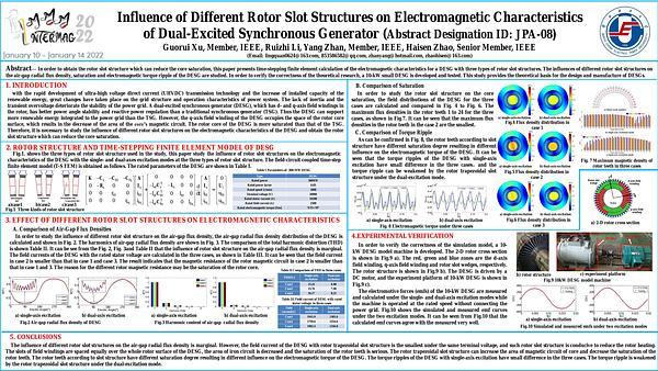 Influence of Different Rotor Slot Structure on Electromagnetic Characteristics of Dual-Excited Synchronous Generator