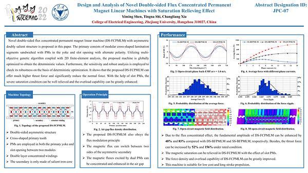 Design and Analysis of Novel Double-sided Flux Concentrated Permanent Magnet Linear Machines with Saturation Relieving Effect