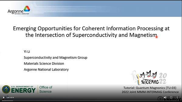 Emerging Opportunities for Coherent Information Processing at the Intersection of Superconductivity and Magnetism