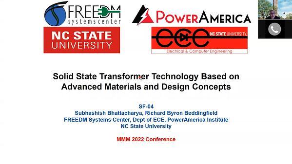 Solid State Transformer Technology Based on Advanced Materials and Design Concepts