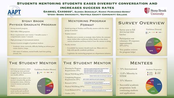 Students mentoring students eases diversity conversation and increases success rates