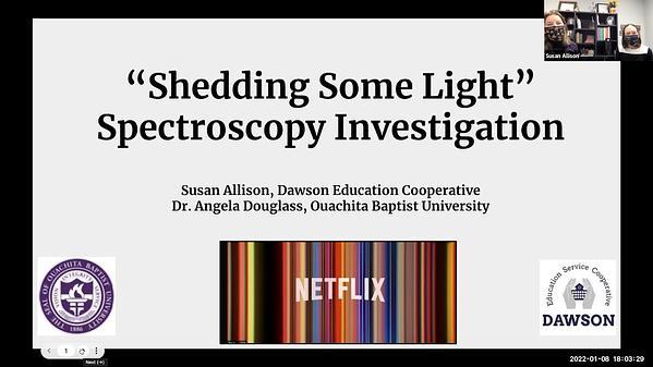 “Shedding Some Light” Spectroscopy Investigation