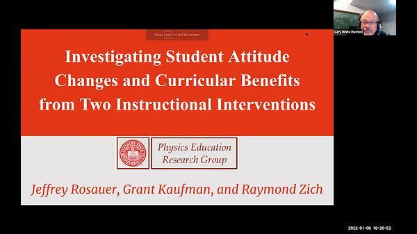 Investigating Student Attitudes and Curricular Benefits from Two Instructional Interventions