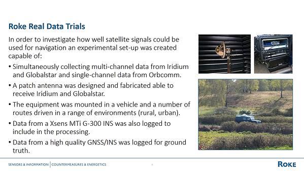 Using Satellite Signals of Opportunity for Alternate Navigation