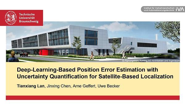 Deep-Learning-Based Position Error Estimation with Uncertainty Quantification for Satellite-Based Localization