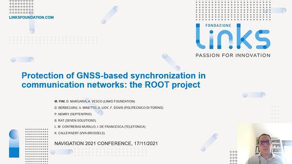 Protection of GNSS-based Synchronization in Communication Networks: The ROOT Project