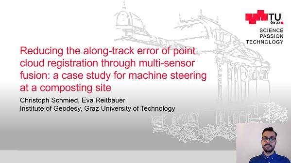 Reducing the along-track error of point cloud registration through multi-sensor fusion: a case study for machine steering at a composting site