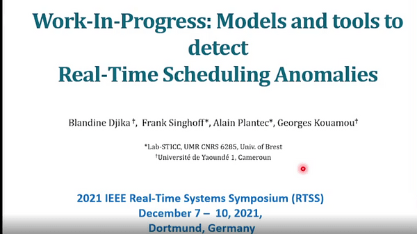 Models and tools to detect Real-Time Scheduling Anomalies