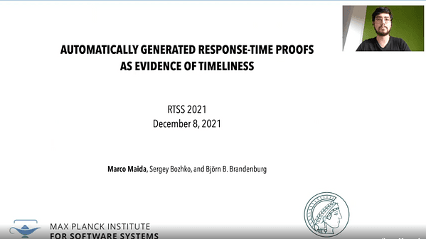 Automatically Generated Response-Time Proofs as Evidence of Timeliness