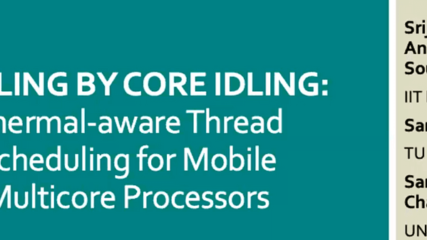 Cooling by Core-idling: Thermal-aware Thread Scheduling for Mobile Multicore Processor