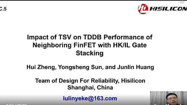 Impact of TSV on TDDB Performance of Neighboring FinFET with HK/IL Gate Stacking