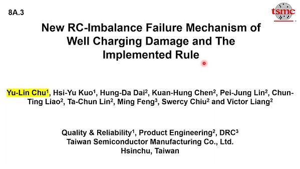 New RC-Imbalance Failure Mechanism of Well Charging Damage and The Implemented Rule