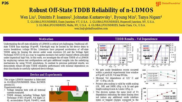 Robust Off-State TDDB Reliability of n-LDMOS