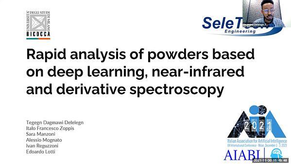 Rapid analysis of powders based on deep learning, near-infrared and derivative spectroscopy