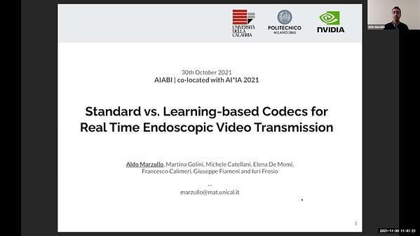 Standard vs. Learning-based Codecs for Real Time Endoscopic Video Transmission