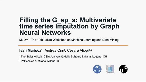 Filling the G_ap_s: Multivariate time series imputation by Graph Neural Networks