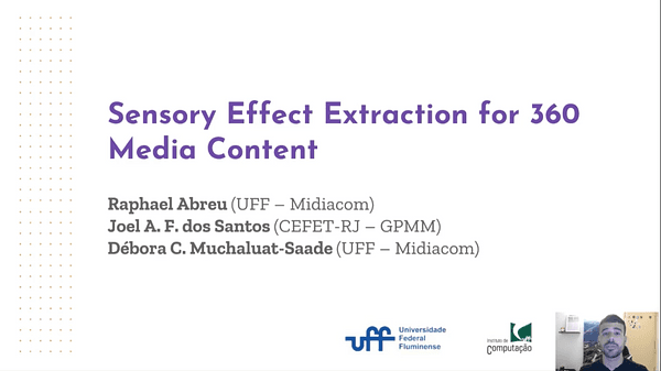 Sensory Effect Extraction for 360 Media Content