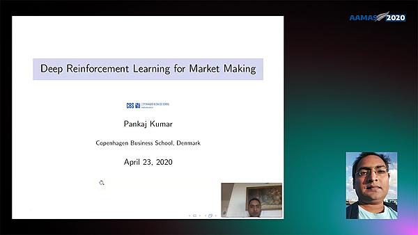 Deep Reinforcement Learning for Market Making