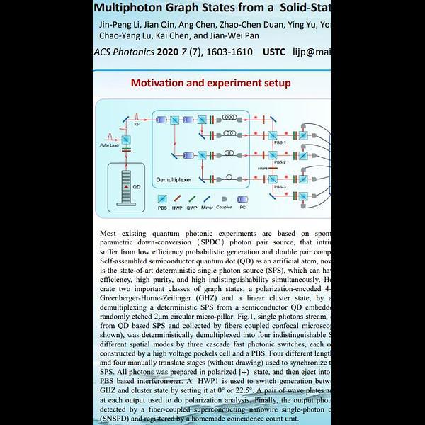 Multiphoton Graph States from a Solid-State Single-Photon Source