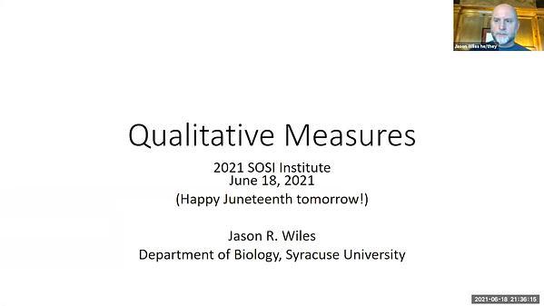 Quantitive Measures