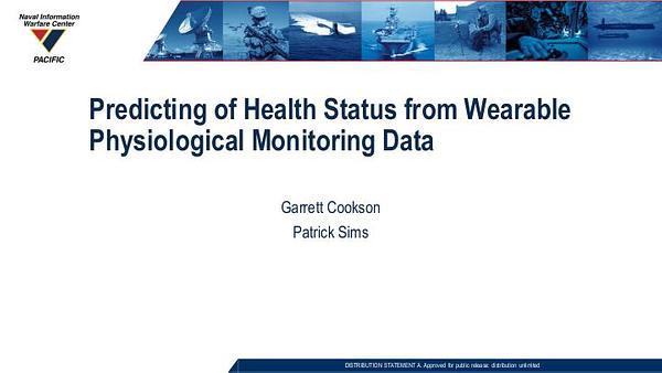 Predicting of Health Status from Wearable Physiological Monitoring Data project
