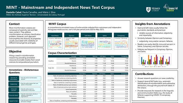 Mainstream and Independent News Text Corpus