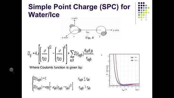 Molecular Dynamics MOOC 1.2.5. Lennard-Jones and H2O Molecule