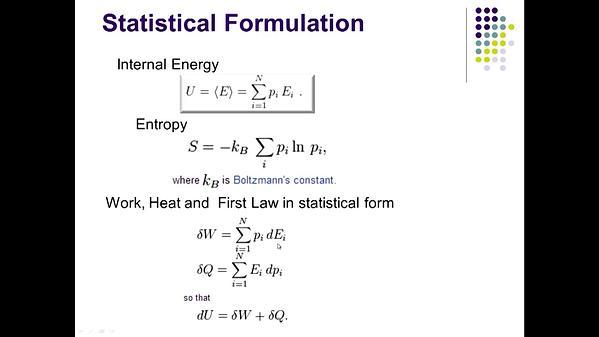 Molecular Dynamics MOOC 5.2.2. Statistical Mechanics Concepts