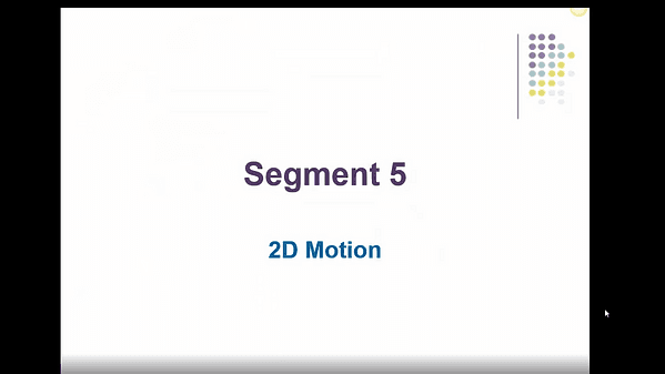 Molecular Dynamics MOOC: 2D Motion