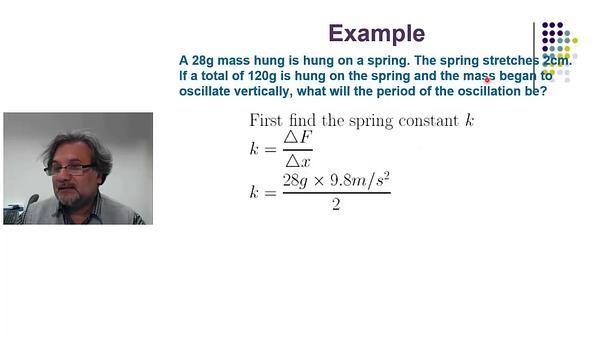 Oscillations and Gravitation Segment 2: Period of a Spring Mass System