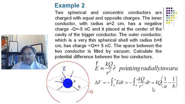 Electric Potential and Capacitance Segment 2: Point Charge on a Sphere
