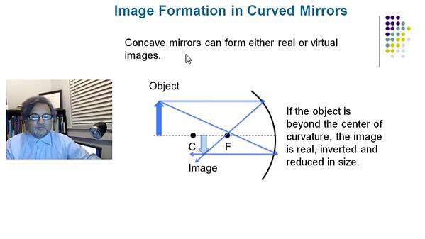 Physical Optics Segment 4: Images Made by Concave Mirrors