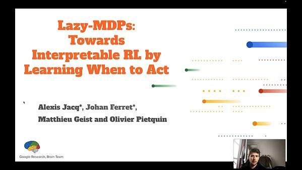 Lazy-MDPs: Towards Interpretable RL by Learning When to Act