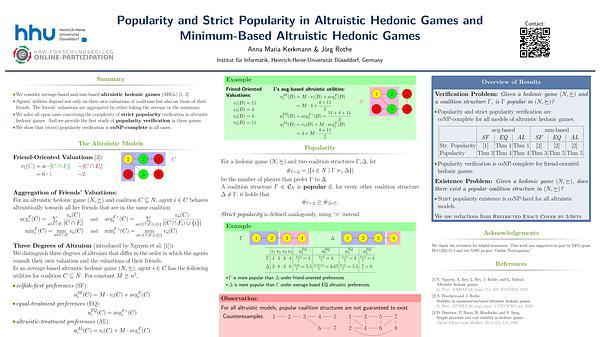 Popularity and Strict Popularity in Altruistic Hedonic Games and Minimum-Based Altruistic Hedonic Games