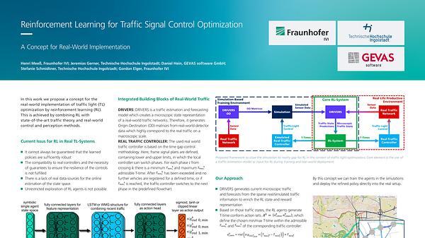 Reinforcement Learning for Traffic Signal Control Optimization: A Concept for Real-World Implementation