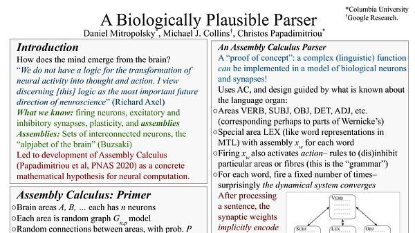Biologically Plausible Parser
