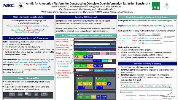 AnnIE: An Annotation Platform for Constructing Complete Open Information Extraction Benchmark