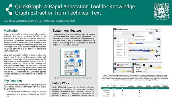 QuickGraph: A Rapid Annotation Tool for Knowledge Graph Extraction from Technical Text