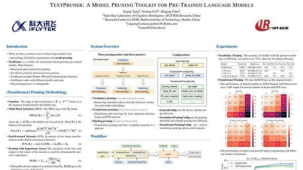 TextPruner: A Model Pruning Toolkit for Pre-Trained Language Models