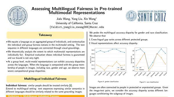 Assessing Multilingual Fairness in Pre-trained Multimodal Representations